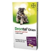 DRONTAL CHIEN HP   lot de 102 comp vrac  **